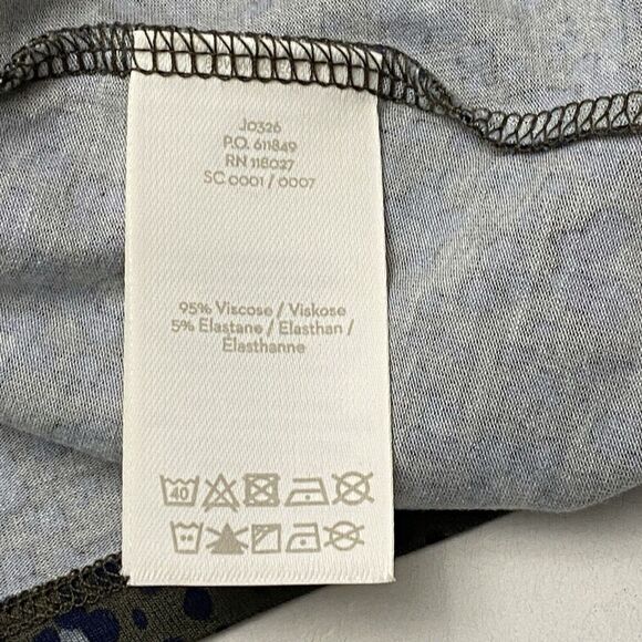 Boden Amelie Jersey Stretch Knit Dress Green Leopard Print Women's Sz 6R Pockets - Picture 6 of 16